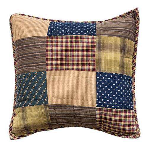 Patriotic Patch Quilted Pillow, 16" General CWI+ 