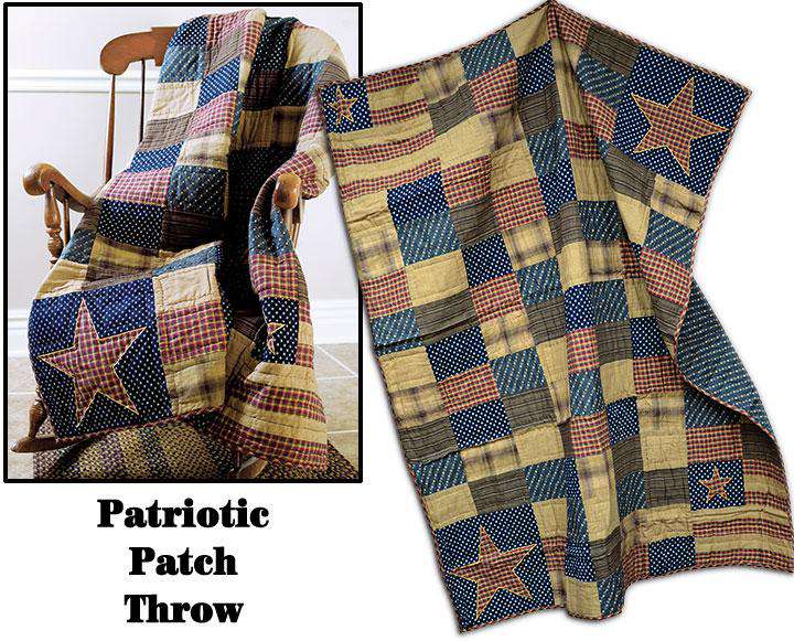Patriotic Patch Throw Patch Throw CWI+ 