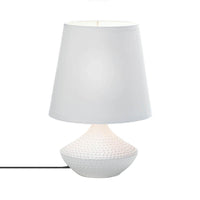 White Table Lamp - The Fox Decor