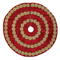 Thumbnail for Memories Red Christmas Tree Skirt 48 VHC Brands - The Fox Decor