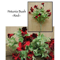 '+Petunia Bush, Red - The Fox Decor
