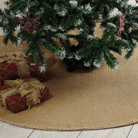 Nowell Natural Christmas Tree Skirt 48 VHC Brands - The Fox Decor