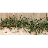 Thumbnail for Pine Garland with Cones, 4 ft Christmas CWI+ 