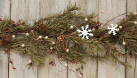 Thumbnail for Pine & Snowflakes Garland - 4ft Garlands CWI+ 
