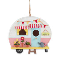 Thumbnail for Pink & White Camper Birdhouse
