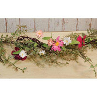 Thumbnail for Pink Gardenia Garland, 4 ft. Florals CWI+ 