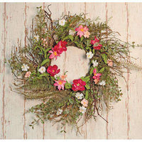Thumbnail for Pink Gardenia Wreath, 24