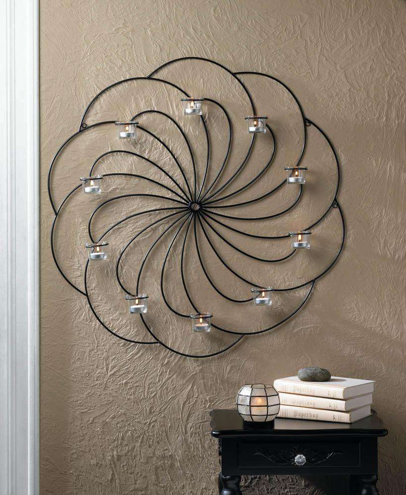 Pinwheel Candle Wall Sconce candle holder CWI+ 