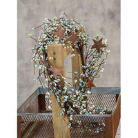 Thumbnail for Pip Berry Garland With Stars, Seabreeze, 40