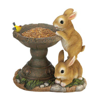 Thumbnail for Playful Bunnies Bird Feeder Wings of Devotion 