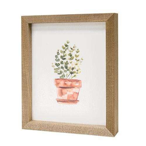 Potted Herb #5 Print Framed Prints CWI+ 