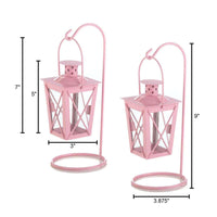 Thumbnail for Pink Railroad Hanging Lanterns - The Fox Decor