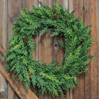 Thumbnail for Prickly Pine Wreath, Christmas Green, 20