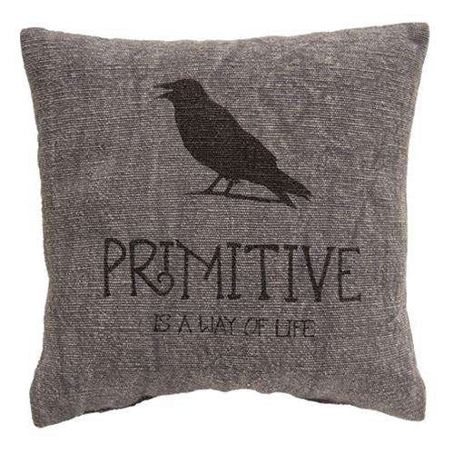 Primitive Crow Pillow