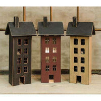Thumbnail for Primitive Saltbox House - 3 asst. sold individually - The Fox Decor