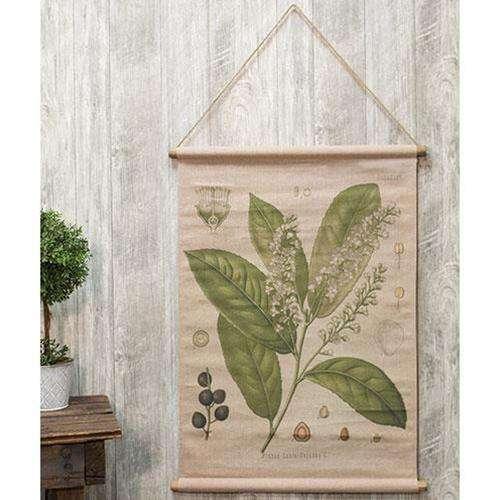Prunus Lauro Botanical Canvas - The Fox Decor