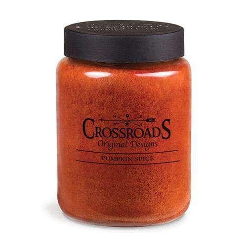 Pumpkin Spice Jar Candle, 26oz Classic Jar Candles CWI+ 