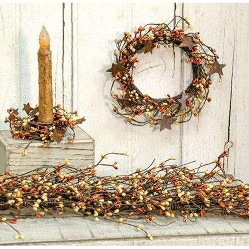 Pumpkin Spice Pip Garland, 4ft - The Fox Decor