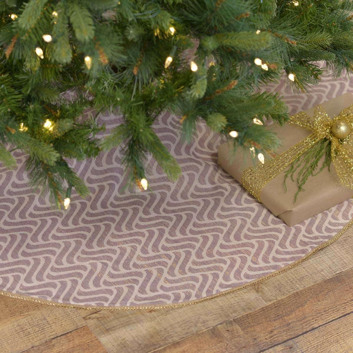 Magdalene Christmas Tree Skirt 48 VHC Brands - The Fox Decor