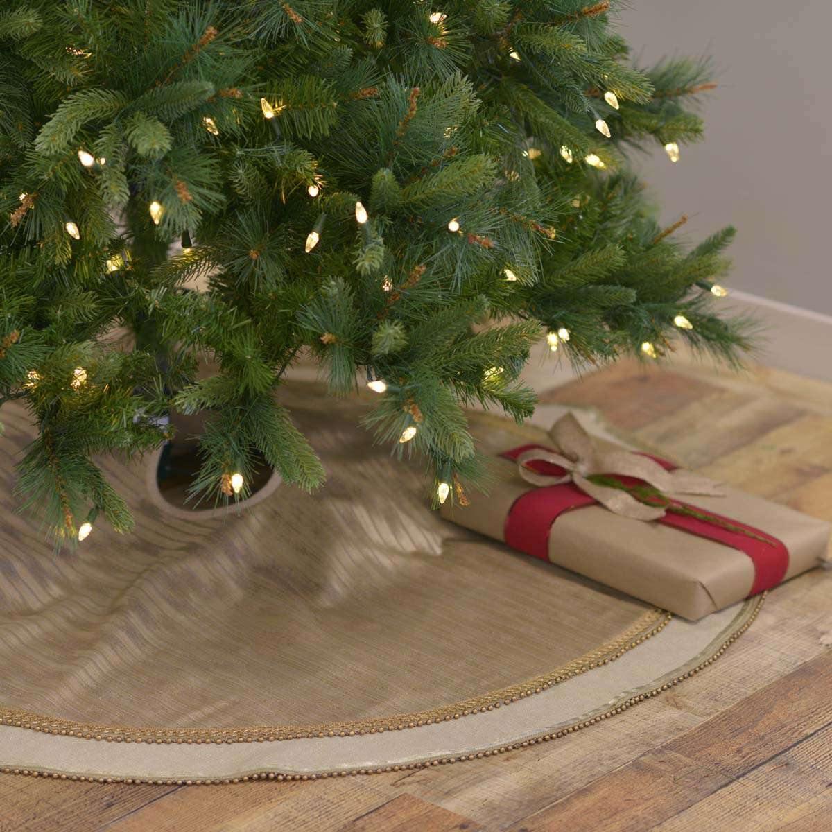 Celebrate Christmas Tree Skirt 48 VHC Brands - The Fox Decor