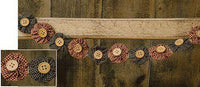 Thumbnail for Rag Garland w/ Wood Buttons Primitive Accents CWI+ 