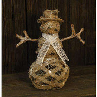 Rattan & Jute Snowman, 24