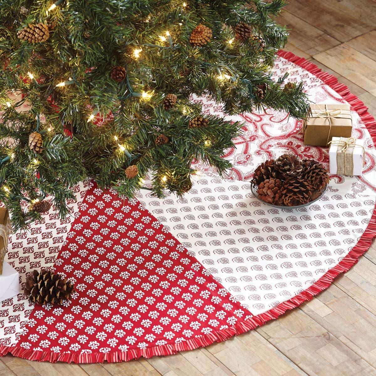 Natalia Christmas Tree Skirt 50 VHC Brands - The Fox Decor