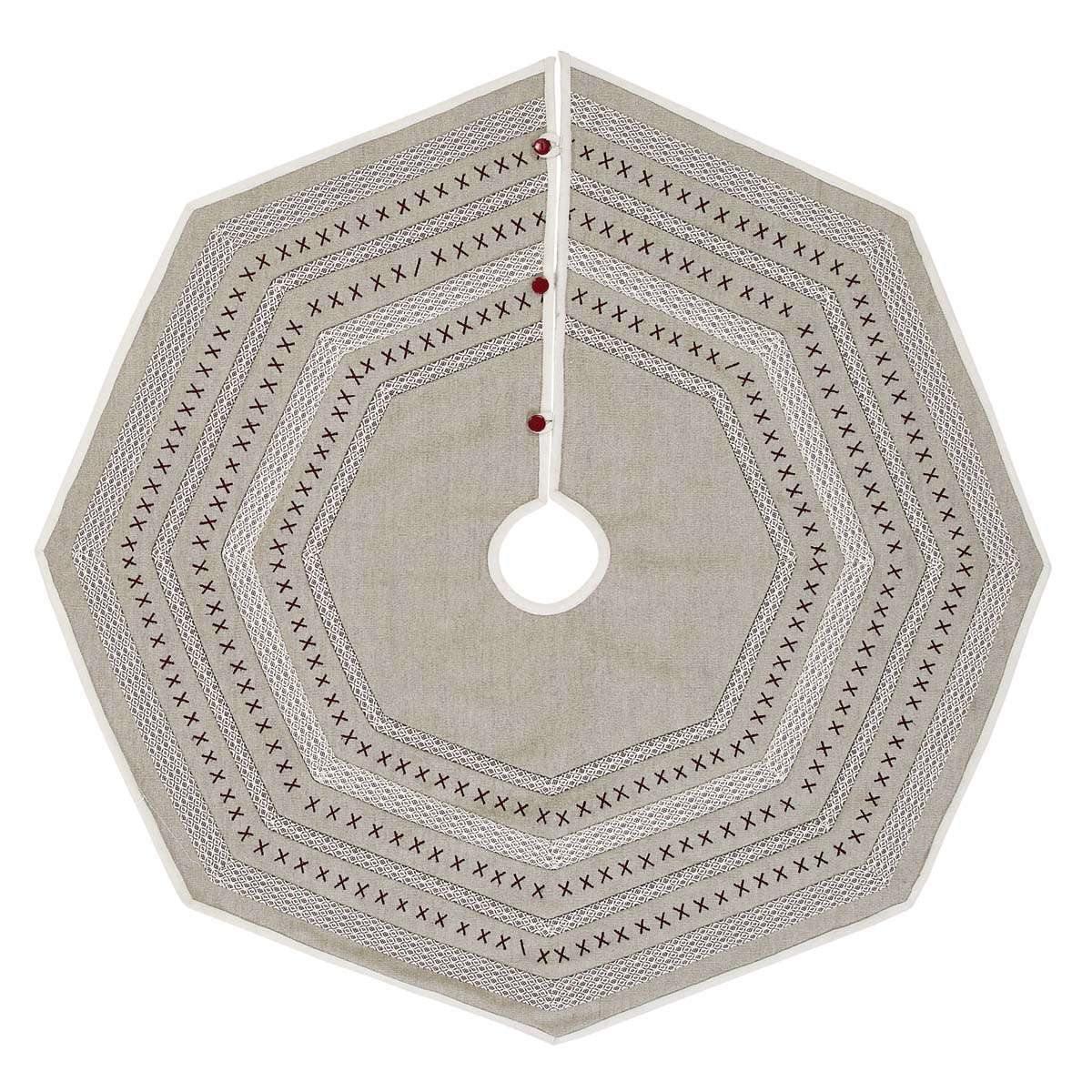 Liv Christmas Tree Skirt 48 VHC Brands - The Fox Decor