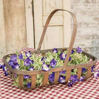 Thumbnail for Rectangle Tobacco Basket With Handle - The Fox Decor