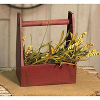 Red Metal Tool Box - The Fox Decor
