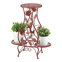 Thumbnail for Red Rooster Hourglass Triple Plant Stand - The Fox Decor