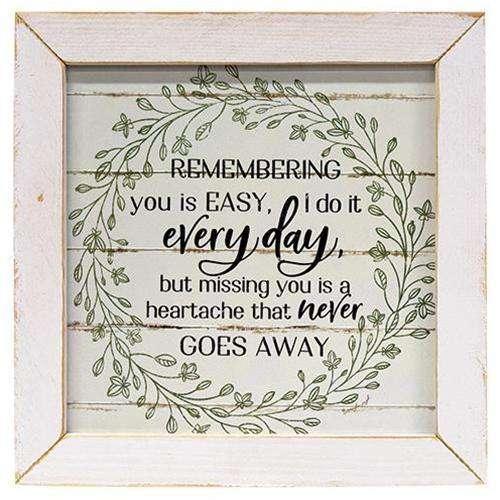 Remembering You Framed Print, White Frame General CWI+ 