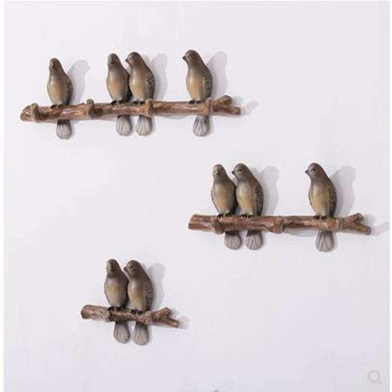 Retro creative bird wall hanging bird wall hanging The Fox Decor 