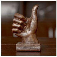 Retro Gesture Bust OK Victory Praise Abstraction Statue - The Fox Decor