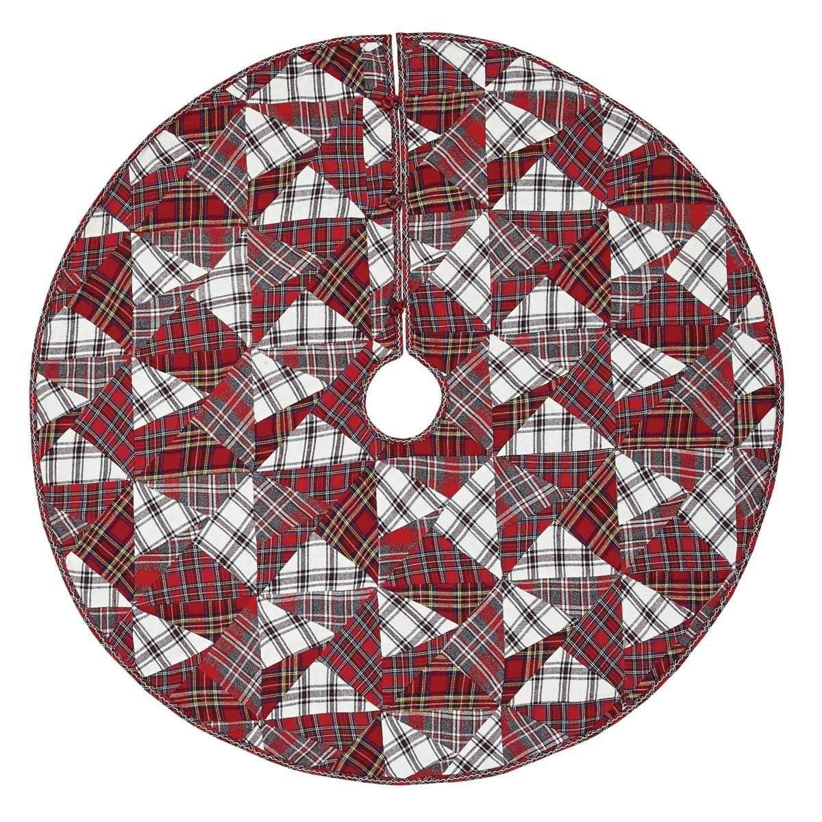 Peyton Christmas Tree Skirt 48 VHC Brands - The Fox Decor