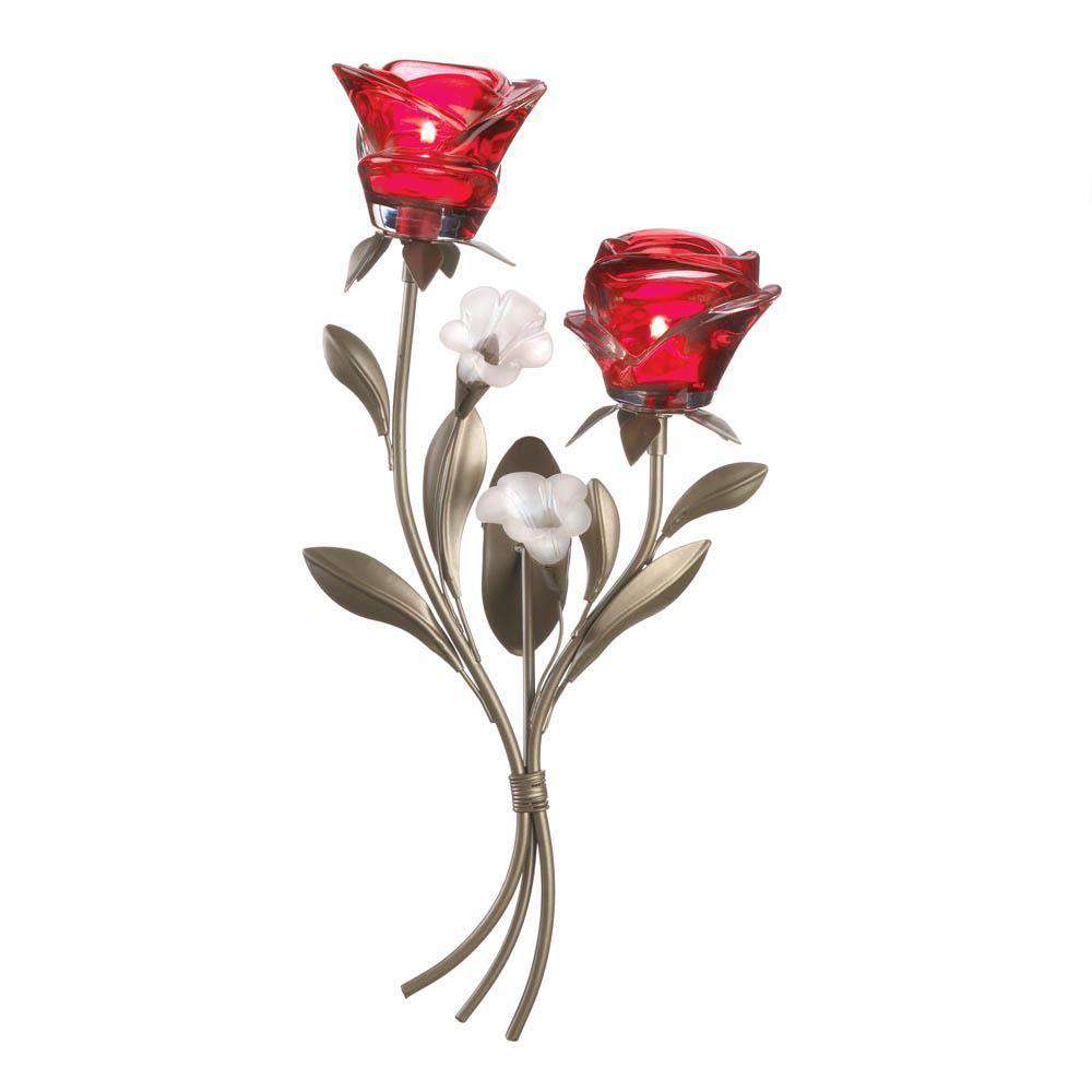 Romantic Roses Wall Sconce Summerfield Terrace 