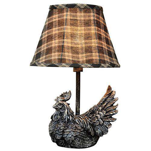 Rooster Accent Lamp w/Shade Lamps/Shades/Supplies CWI+ 