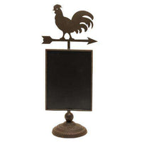 Thumbnail for Rooster Chalkboard Pedestal Tabletop CWI+ 