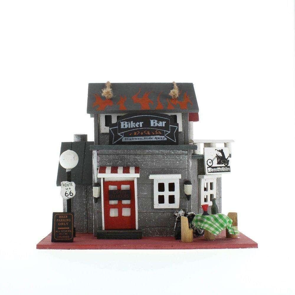 Route 66 Biker Bar Birdhouse - The Fox Decor