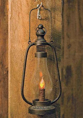 Rustic Black Lantern - The Fox Decor