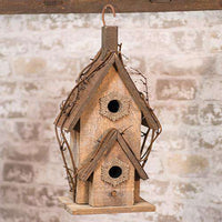 Thumbnail for Rustic Country Birdhouse Birds & Nests CWI+ 