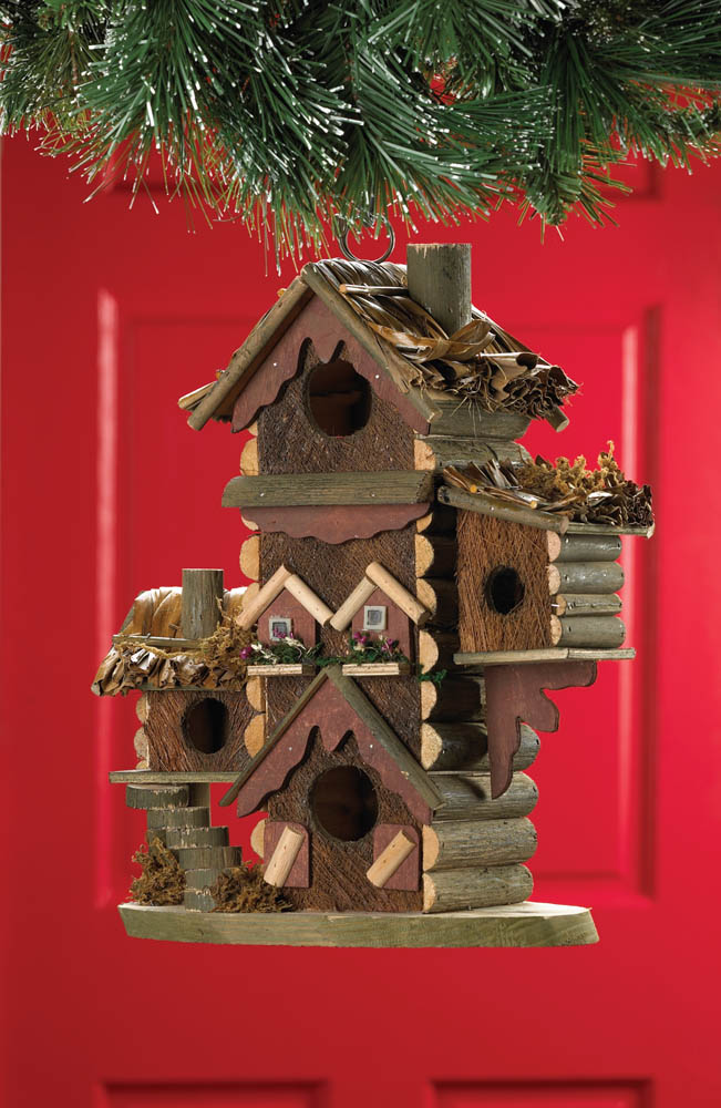 Rustic Gingerbread Style Bird House