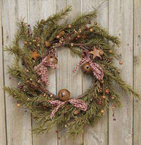 Thumbnail for Rustic Holiday Pine Wreath, 18