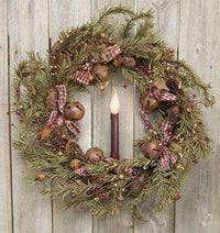 Thumbnail for Rustic Holiday Pine Wreath, 22