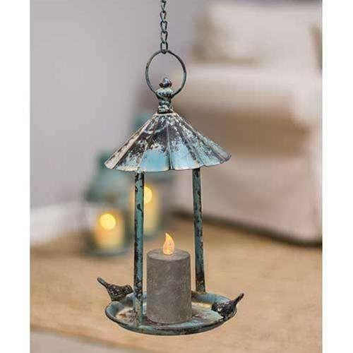 Rustic Metal Bird Feeder Birds & Nests CWI+ 