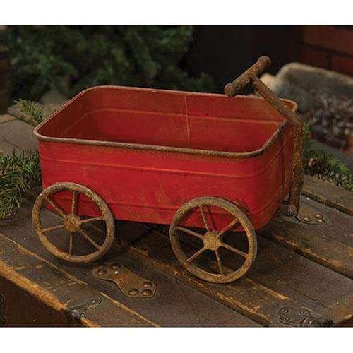 Rustic Red Wagon Containers CWI+ 