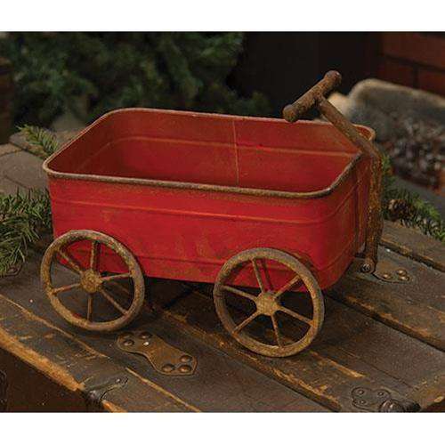 Rustic Red Wagon Containers CWI+ 
