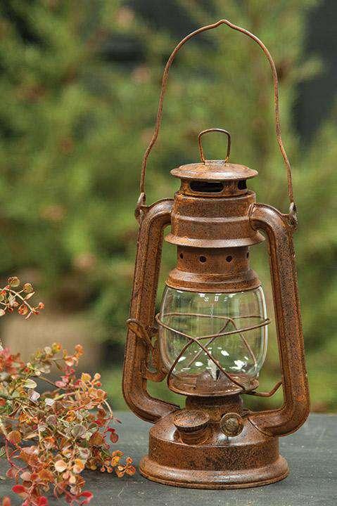 Rustic Tin Lantern Lanterns/Lids CWI+ 