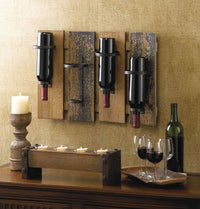 Thumbnail for Rustic Wine Wall Rack - The Fox Decor
