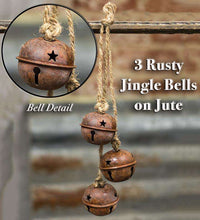 Thumbnail for Rusty Jingle Bells Trio with Star Cutouts Bells CWI+ 